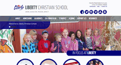 Desktop Screenshot of libertychristian.net
